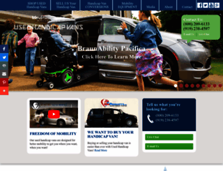 usedhandicapvans.com screenshot