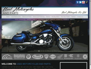 usedmotorcyclesandmotorcycleparts.com screenshot