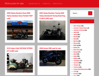 usedmotorcyclesforsalelist.com screenshot