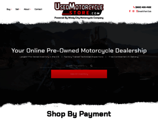 usedmotorcyclestore.com screenshot