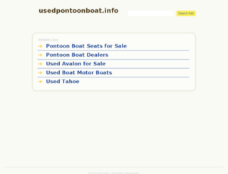 usedpontoonboat.info screenshot