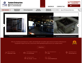 usedrestaurantequipments.in screenshot