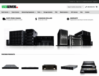 usedservers.ca screenshot