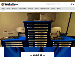 usedsynthes.com screenshot