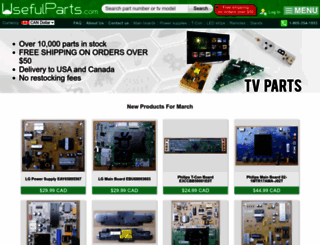 usefulparts.com screenshot