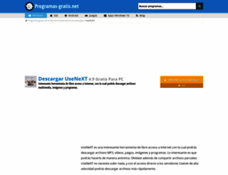 usenext.programas-gratis.net screenshot