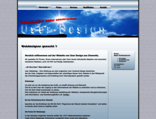 user-webdesign.de screenshot