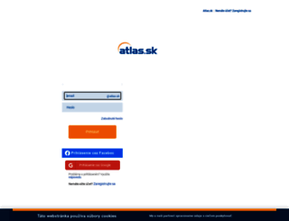 user.atlas.sk screenshot