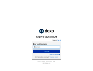 user.doxo.com screenshot