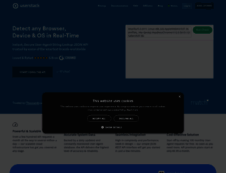 useragentapi.com screenshot