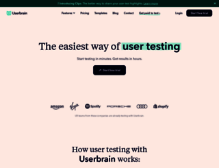 userbrain.net screenshot