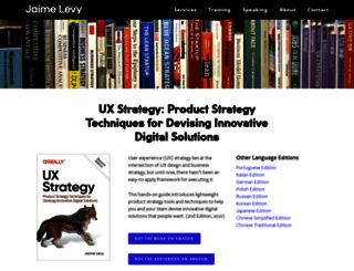 userexperiencestrategy.com screenshot