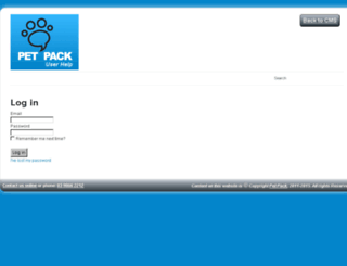 userhelp.petpack.com.au screenshot