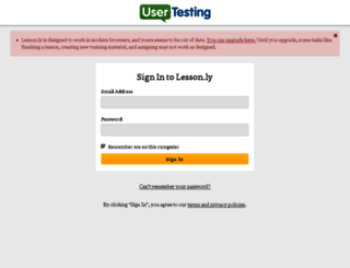 usertestingpanel.lesson.ly screenshot