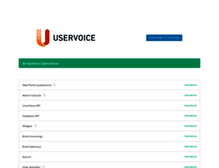 uservoice.statuspage.io screenshot