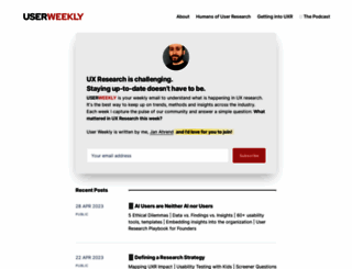 userweekly.com screenshot