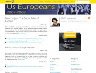useuropeans.blogactiv.eu screenshot