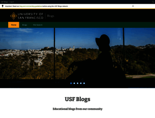 usfblogs.usfca.edu screenshot