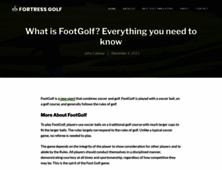 usfootgolfassociation.org screenshot