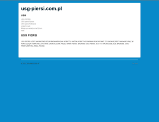 usg-piersi.com.pl screenshot
