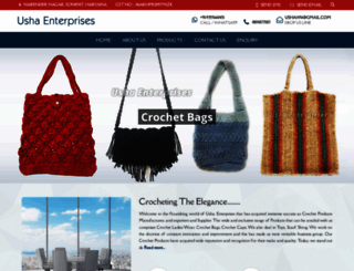 ushaenterprisescrochet.com screenshot