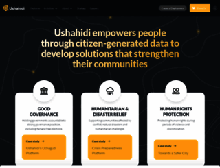 ushahidi.com screenshot