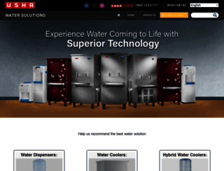 ushawatersolutions.com screenshot