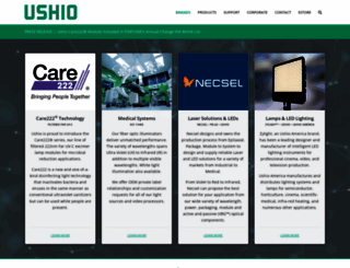 ushio.com screenshot