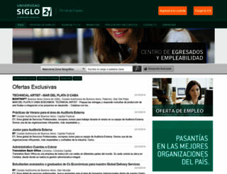 usiglo21.trabajando.com.ar screenshot