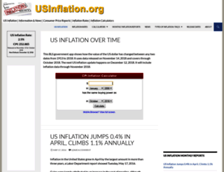 usinflation.org screenshot