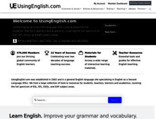 usingenglish.com screenshot