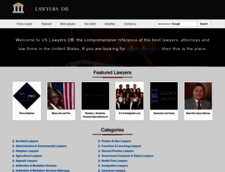 uslawyersdb.com screenshot