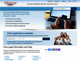 uslegal.com screenshot