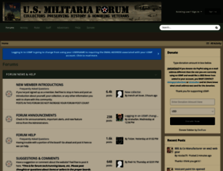usmilitariaforum.com screenshot