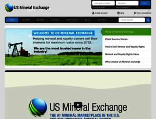 usmineralexchange.com screenshot