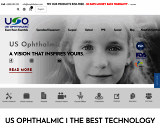 usophthalmic.com screenshot