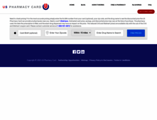 uspharmacycard.com screenshot