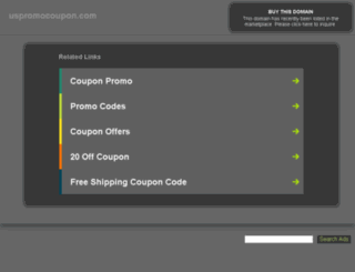 uspromocoupon.com screenshot