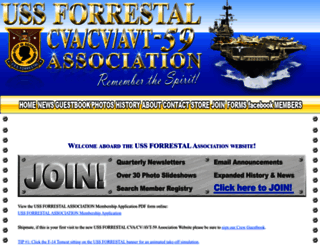 uss-forrestal.com screenshot