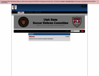 ussf-utah.arbitersports.com screenshot