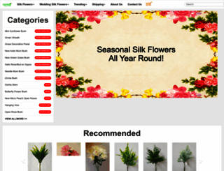 ussilkflowers.com screenshot