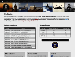 ussjosephhewes.com screenshot