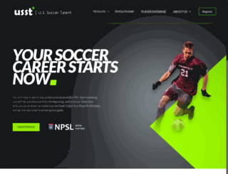 ussoccertalent.com screenshot