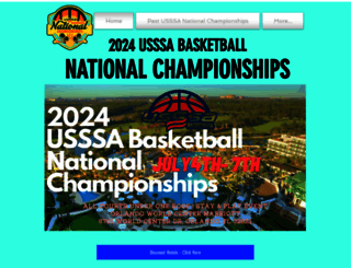 usssanationalbasketballchampionships.com screenshot