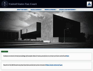 ustaxcourt.gov screenshot