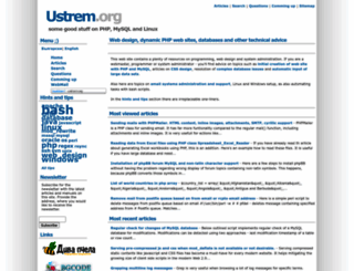 ustrem.org screenshot