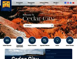 ut-cedarcity.civicplus.com screenshot