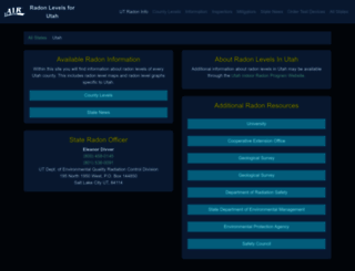 ut-radon.info screenshot