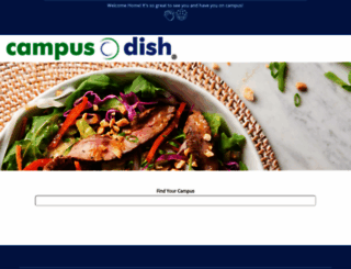 uta.campusdish.com screenshot