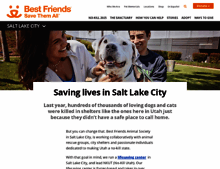 utah.bestfriends.org screenshot